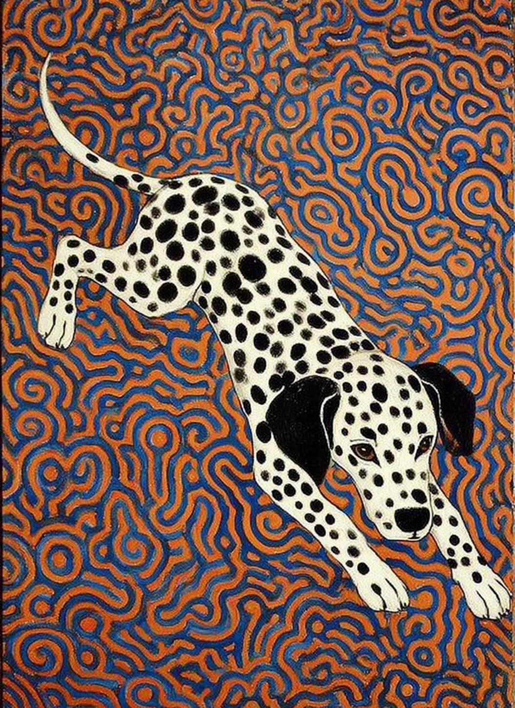 WANGWANGMIAO Paint by Numbers Kits for Adults,Dalmatian and Painting by Number Kits On Canvas,DIY Color Acrylic Oil Paints Home Wall Decor 16x20inch/40×50CM，with Frame