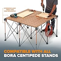 Vista 7 de BORA Kit de accesorios de corte de panel de ciempiés – 4 copas X, 4 abrazaderas rápidas, 6 antideslizantes, 2 ganchos, se adapta a todos