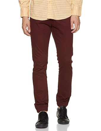 Buy Novarc Men's Dark Maroon Casual 