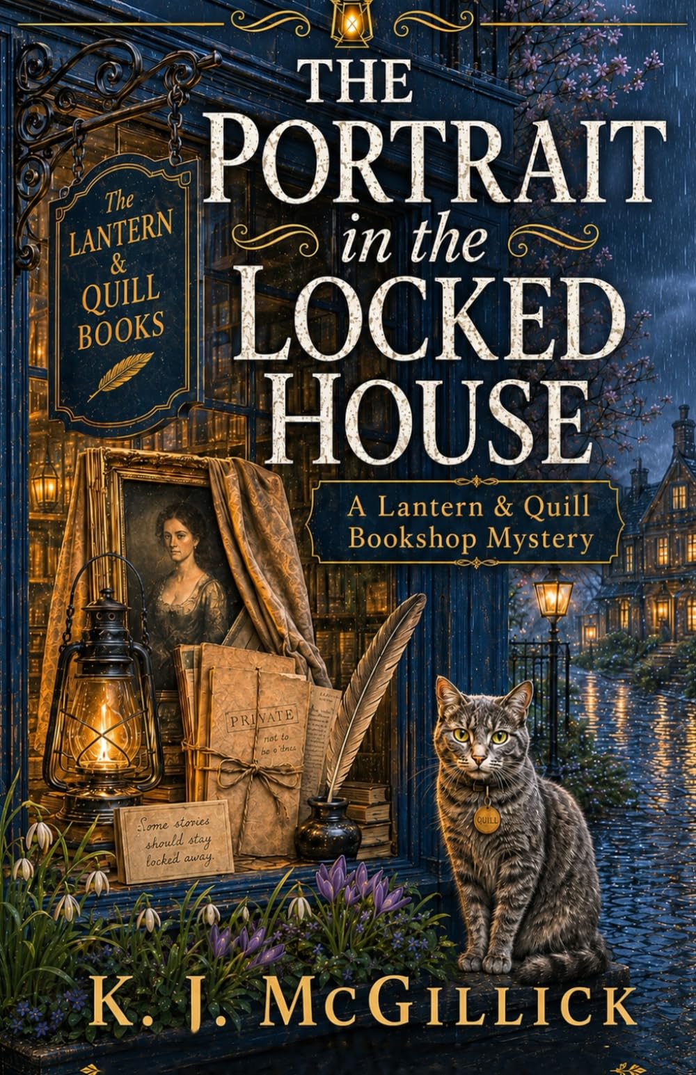 The Portrait in the Locked House (The Lantern & Quill Bookshop Mysteries.)