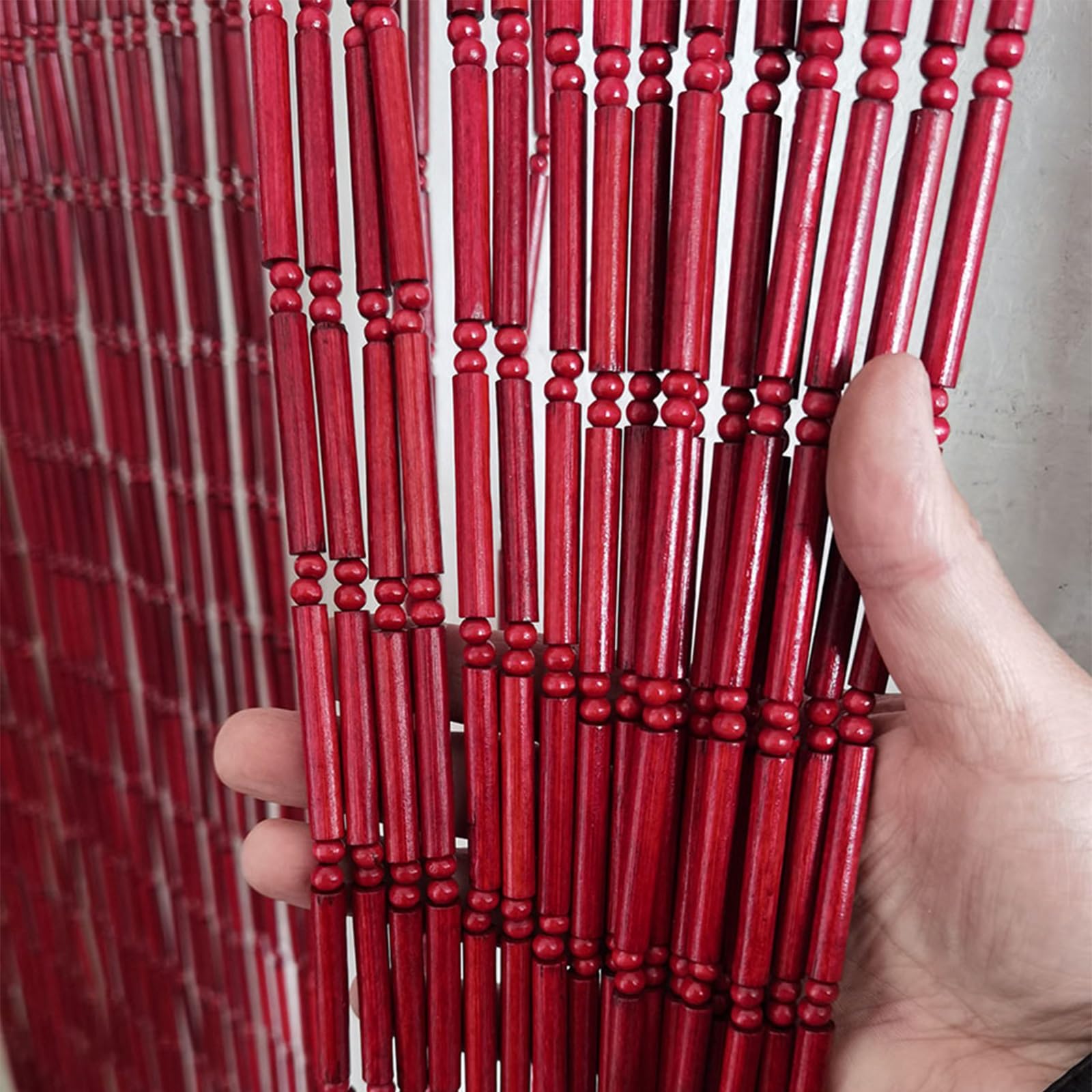 レトロ赤いビーズのジグザグのれん 楽天市場】ビーズ のれん レトロ