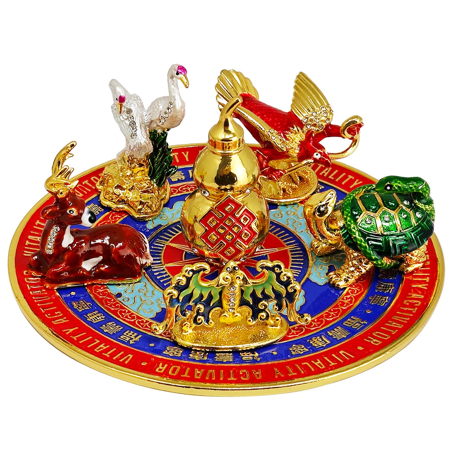 Plaque Feng Shui 2025 chinoise richesse chance décoration w5669