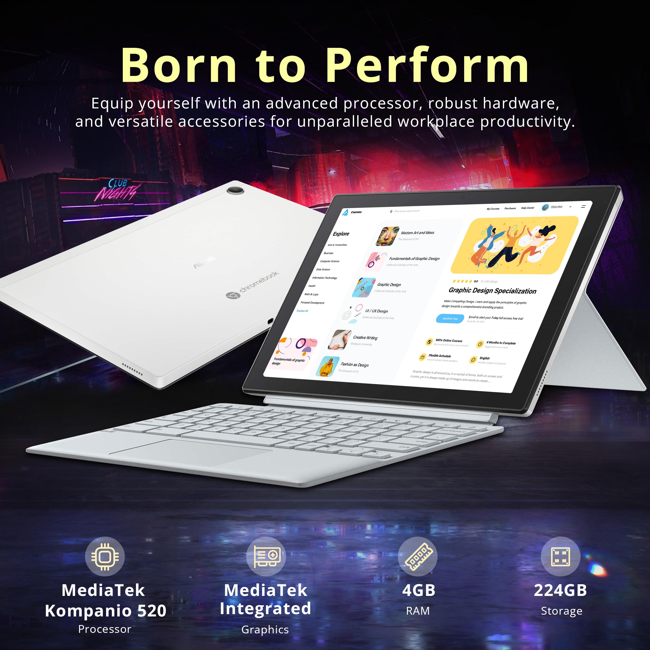 【新品/未使用】ASUS Chromebook CM3001 64G 10.5 ASUS Chromebook Detachable CM3001 10.5