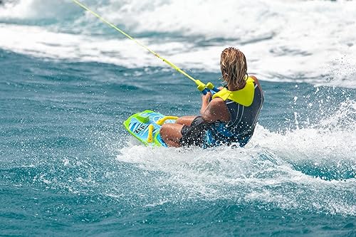 Miniatura 8 de ZUP Rodillera con correa acolchada ajustable con cómoda almohadilla de espuma EVA, ideal para deportes acuáticos y rodillas, 50 x 20 pulgadas retro