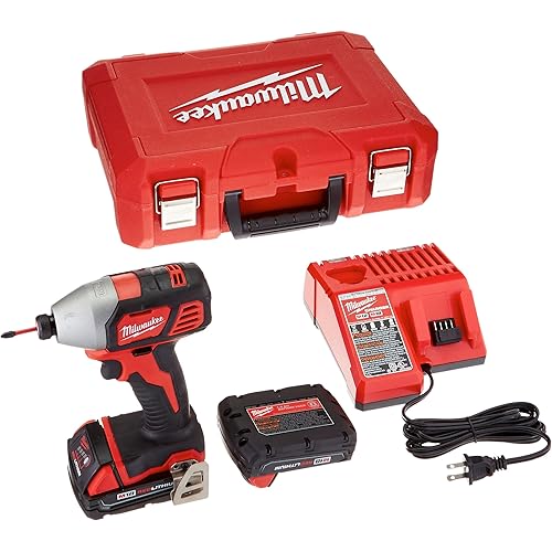 Milwaukee 2656-22CT M18 1/4" Hex Impact Driver Kit