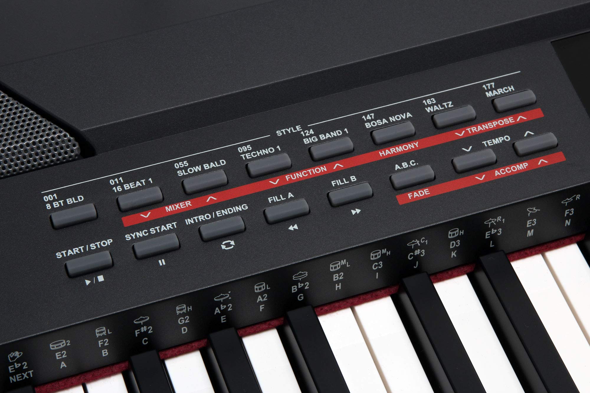Classic Cantabile SP-250 BK Stagepiano schwarz SET inkl. Pedal, 600 Voices | 88 echte Hammertasten mit Anschlagdynamik, Max. Polyphonie: 128, 120 Songs inkl. 5 User Songs, 5 Demo, 48 Speicherplätze