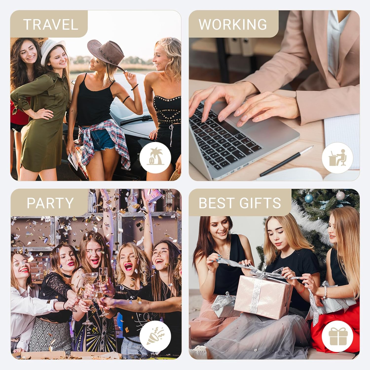 SUKUTU Mini Quilted Wristlet Bag for Women Cute Puffer Earphone Purse Bag Charm Pouch - Image 6