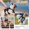 rabbitgoo Escape-Proof Dog Harness Small Dog with Handle, Anti-Pull Reflective Working Service Pets Vest, Breathable Pets Vest, Adjustable Lift Support Body Harness Outdoor, S, Black
