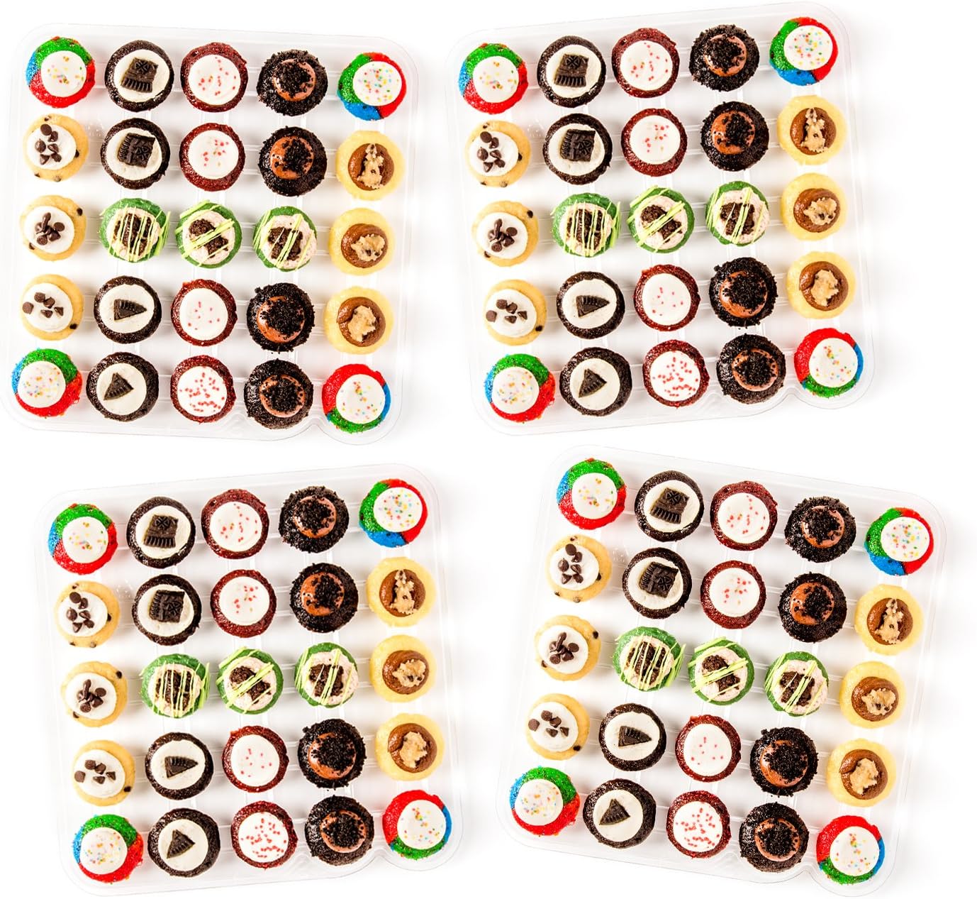 Baked by Melissa Cupcakes Party Safe Original Greats (No Nut Flavors) - Assorted Bite-Size Cupcakes, 100 Count