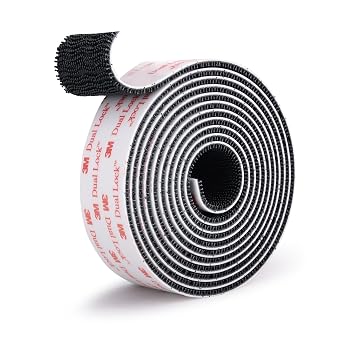 3M Dual Lock, Heavy Duty Reclosable Fastener, 1 x 7.5Ft, SJ3550