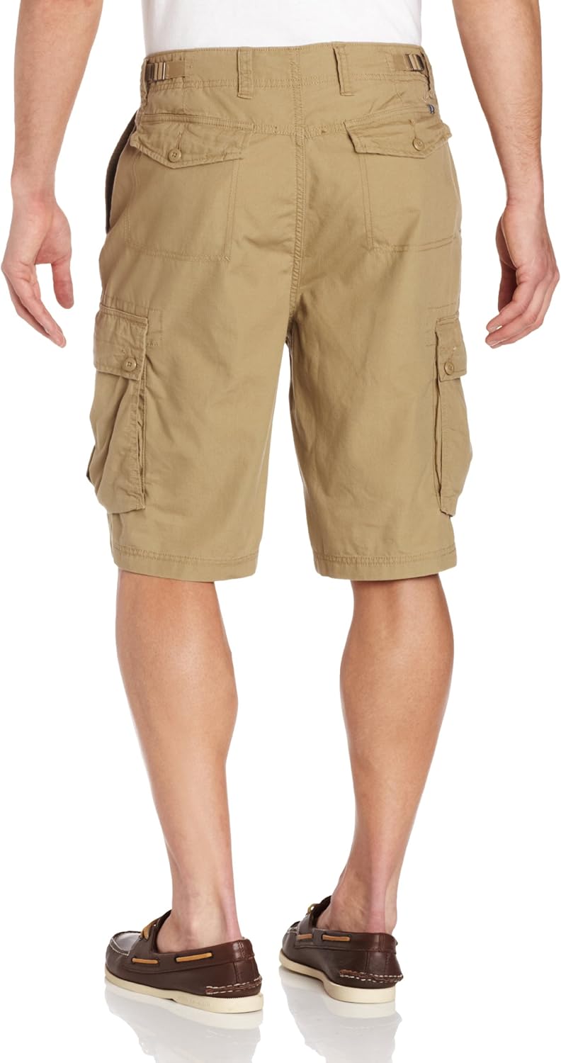 Nautica Mens Mini Ripstop Twill Cargo Short - Image 2