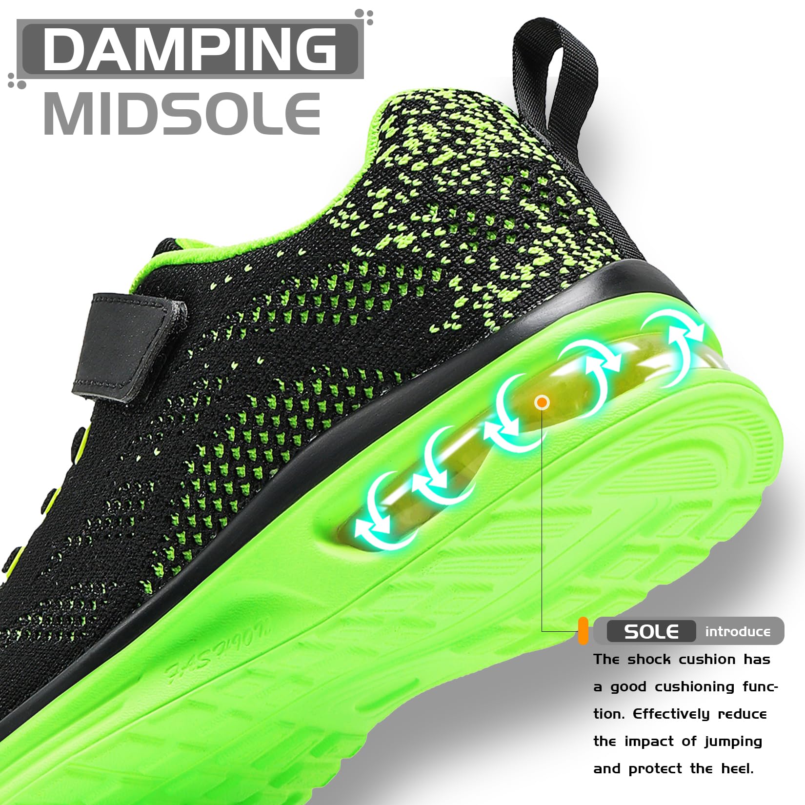 ASHION Kinder Turnschuhe Jungen Sneaker Kinderschuhe Mesh Atmungsaktiv Outdoor Laufschuhe
