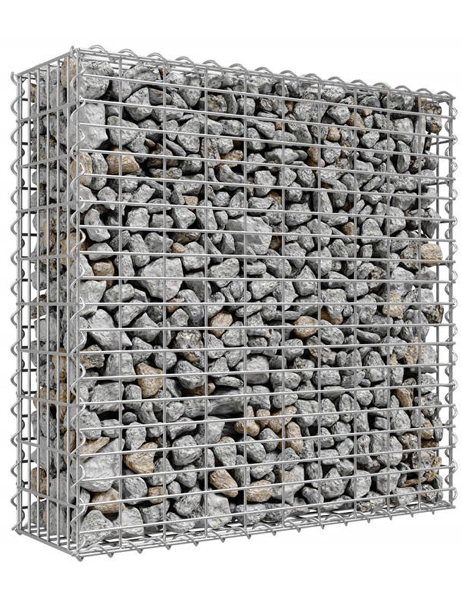Panneau mural gabion en acier galvanisé pour aménagement extérieur durable