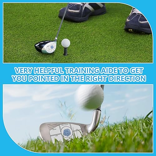 Miniatura 7 de Seticek Juego de 300 cintas de impacto de golf mejoradas, calcomanías de impacto para palos de golf para hierros híbridos de madera, ayuda de