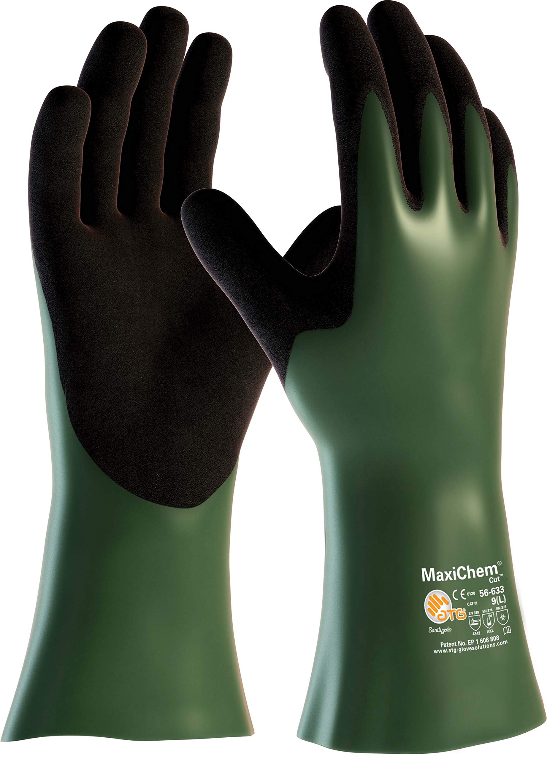 ATG 56-633 MaxiChem® CutTM - Guantes de protección química