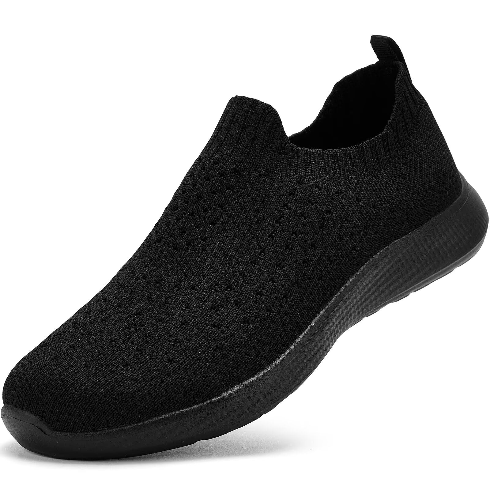 konhill Loafers für Frauen Slip auf Walking Schuhe Stricken