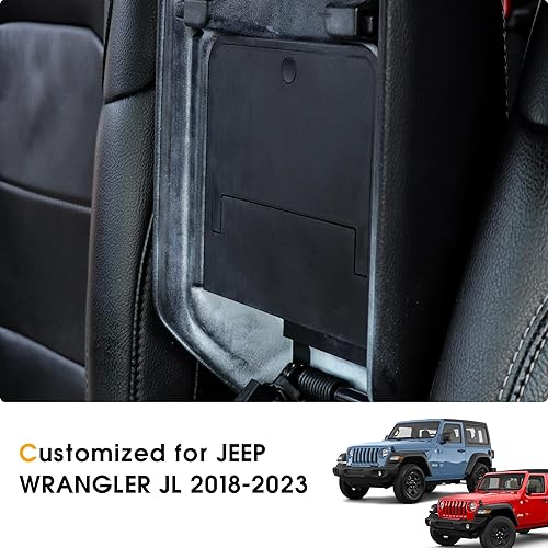Miniatura 7 de BESTAOO Caja de almacenamiento oculta One-Touch para Jeep Wrangler JL JLU Gladiator JT 4XE 2018 2019 2020 2021 2022 2023 2024 2025 Accesorios 24
