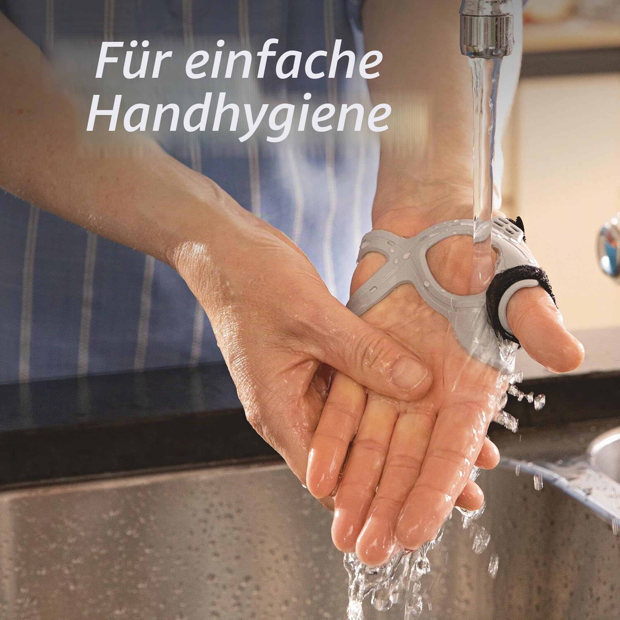 Actimove Professional Line Rhizo Forte Daumenorthese - Daumenorthese für Arthrose, Skifahrer-Daumen, rheumatoide Arthritis, Verstauchungen - Patentiertes Design - Rechte Hand - Grau, Klein