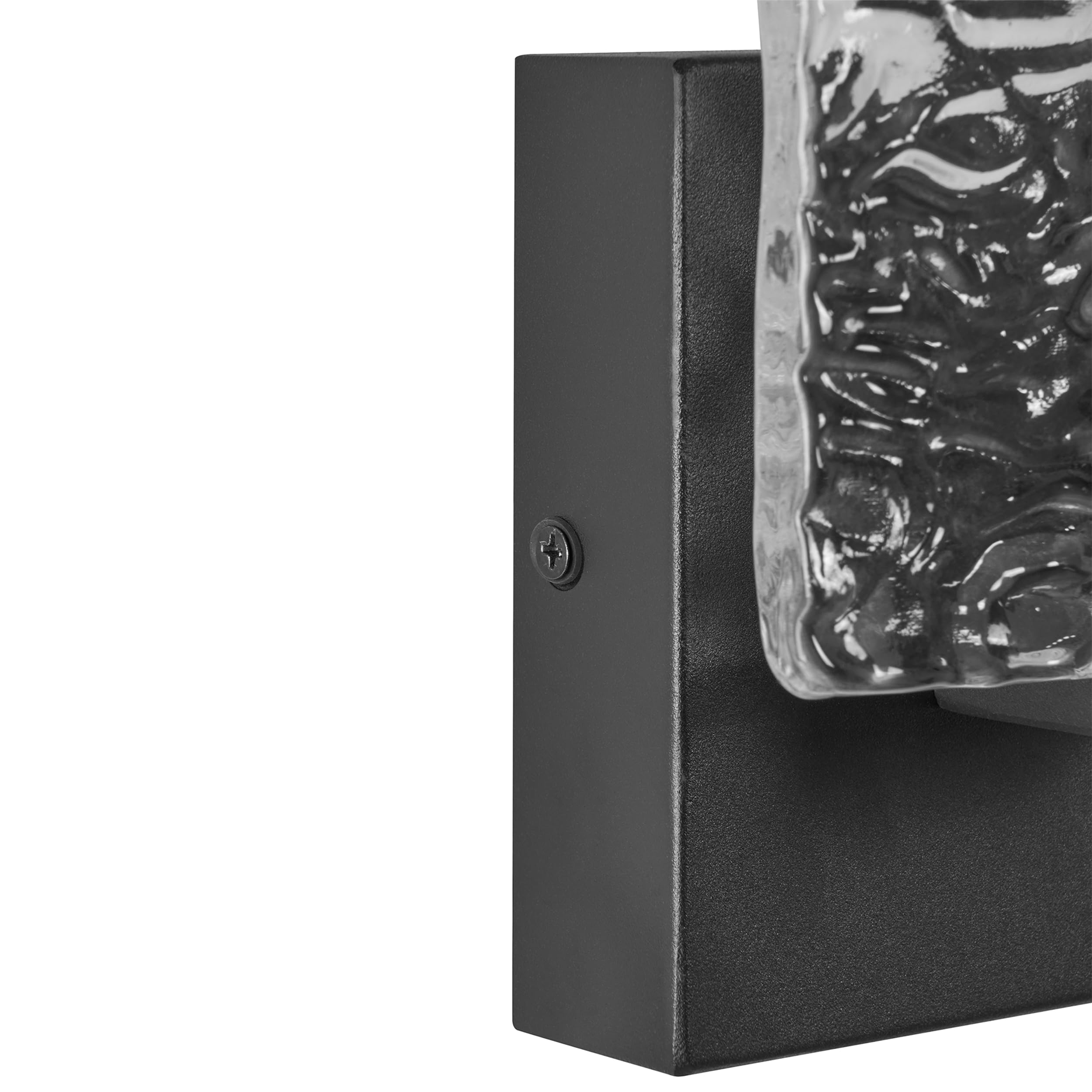 Kinkiet zewnętrzny LED metalowy lampa ścienna ogrodowa nad drzwi wejściowe czarny Yantra