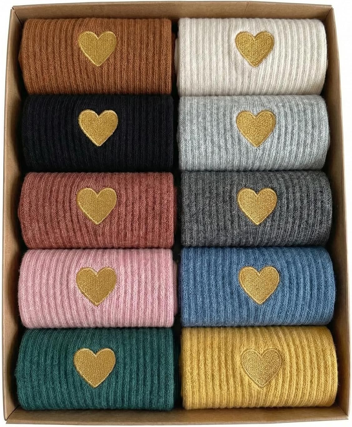 Bestag 10 Pairs Cute Womens Socks Ankle Sock for Women Crew Elastic Ankle Length Lightweight Low Cut with Gifts Boxs - Image 7