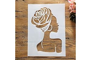 Juneteenth Girl Power Stencil for Wall Decor