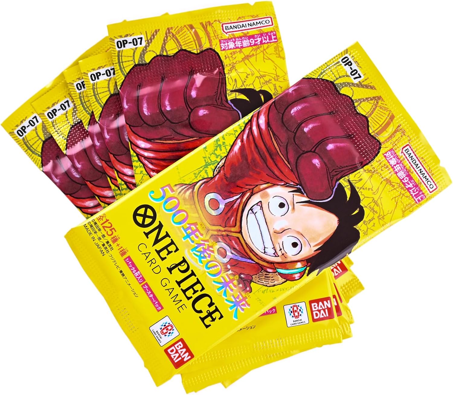 One-Piece! Card Game 500 Years in The Future Booster Box OP-07 | 6 Pack Set x 6sheets = 36sheets | Japanese Edition, Rarity Breakdown Included, Ideal for Card Games Enthusiasts & Collectors