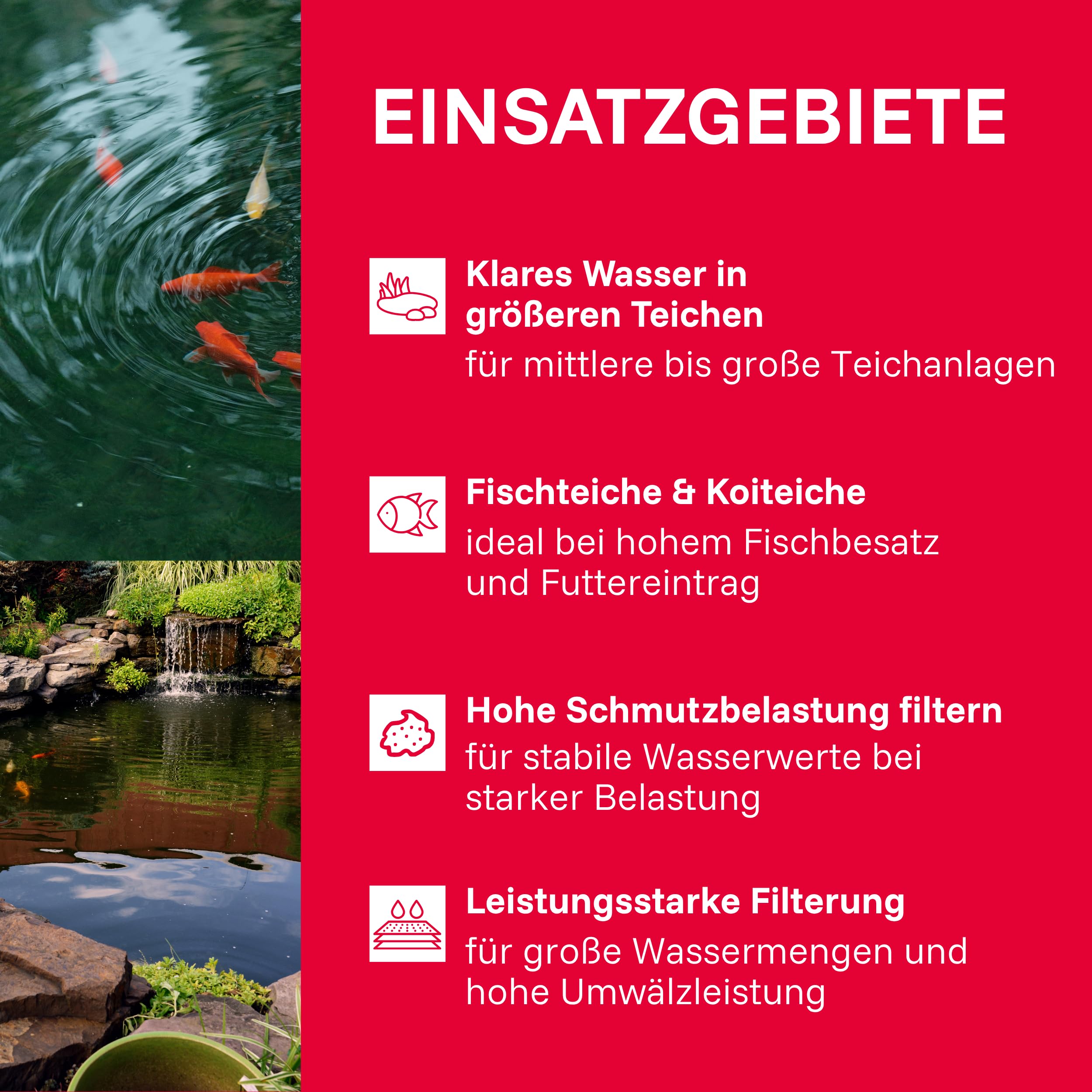 T.I.P. Profi Teichfilter - Teichaußenfilter-Set (30.000l Teichvolumen, up-and-down-Technologie, UV-C 24W, Mehrkammersystem, inkl. Pumpe, UV-C Strahler, Filtermaterial) MTS 30000 UV 24 INOX, 30288