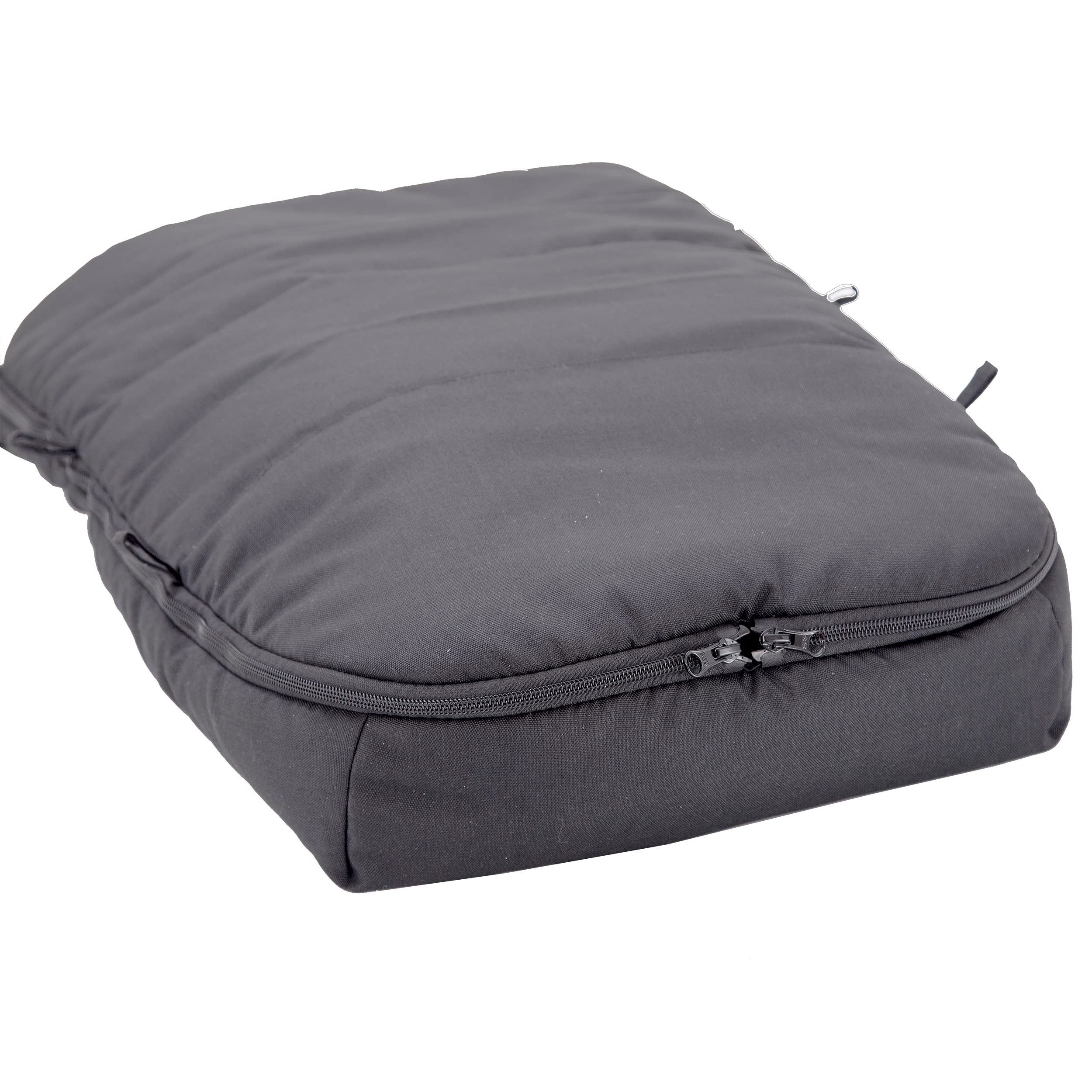 Saco de Abrigo para bebé de Piel de Cordero, para Cochecito, Saco de Abrigo para Cochecito, Resistente al Viento y al Agua, con Cremallera Completa, curtida médicamente 90 x 50 cm (Negro)