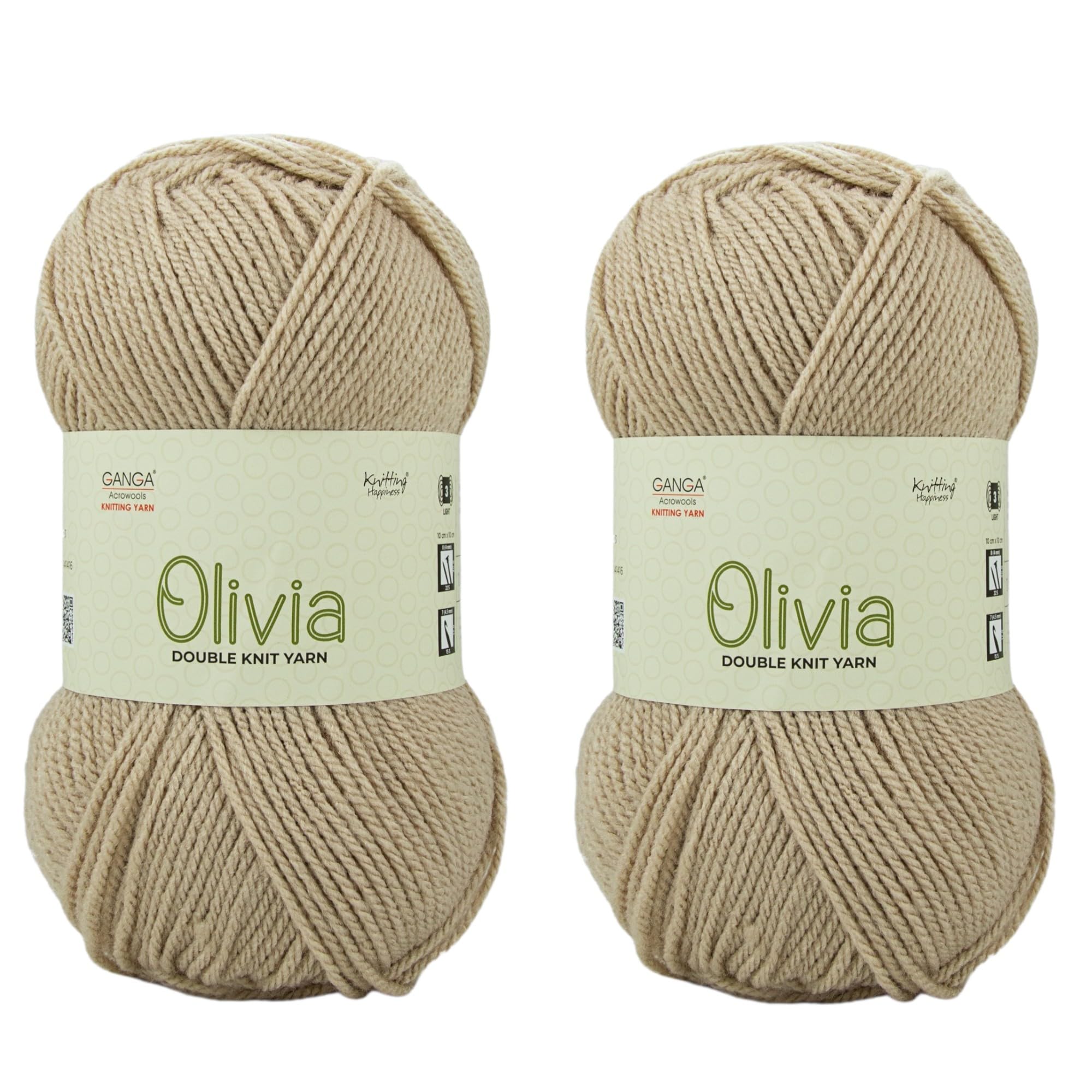 Ganga Acrowools Olivia Yarn - Maroon (2 Balls) -6 Ganga Acrowools Olivia Yarn - Maroon (2 Balls) -6