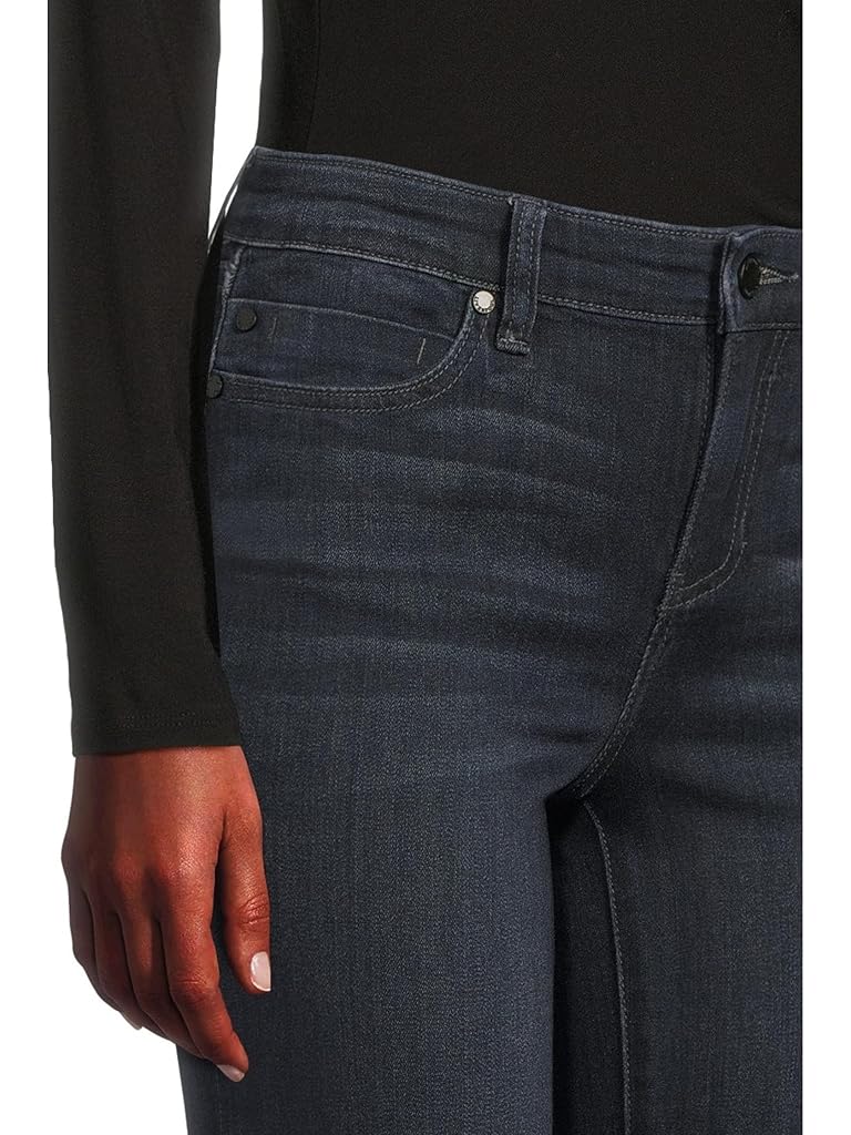 Black Liverpool Los Angeles Petite Lucy Mid-Rise Bootcut Jean w/ Wide Hem 29"