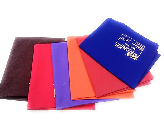 Pure Cotton Blouse Piece Material for Women, Unstitched, Combo of 6 (1 meter each) - Navratri Special, Durga Puja Special, Oti Bharan, Ugadi Special -(TR NO-AB275