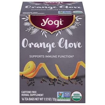 Yogi Tea Organic Orange Clove Tea, 1.12 OZ