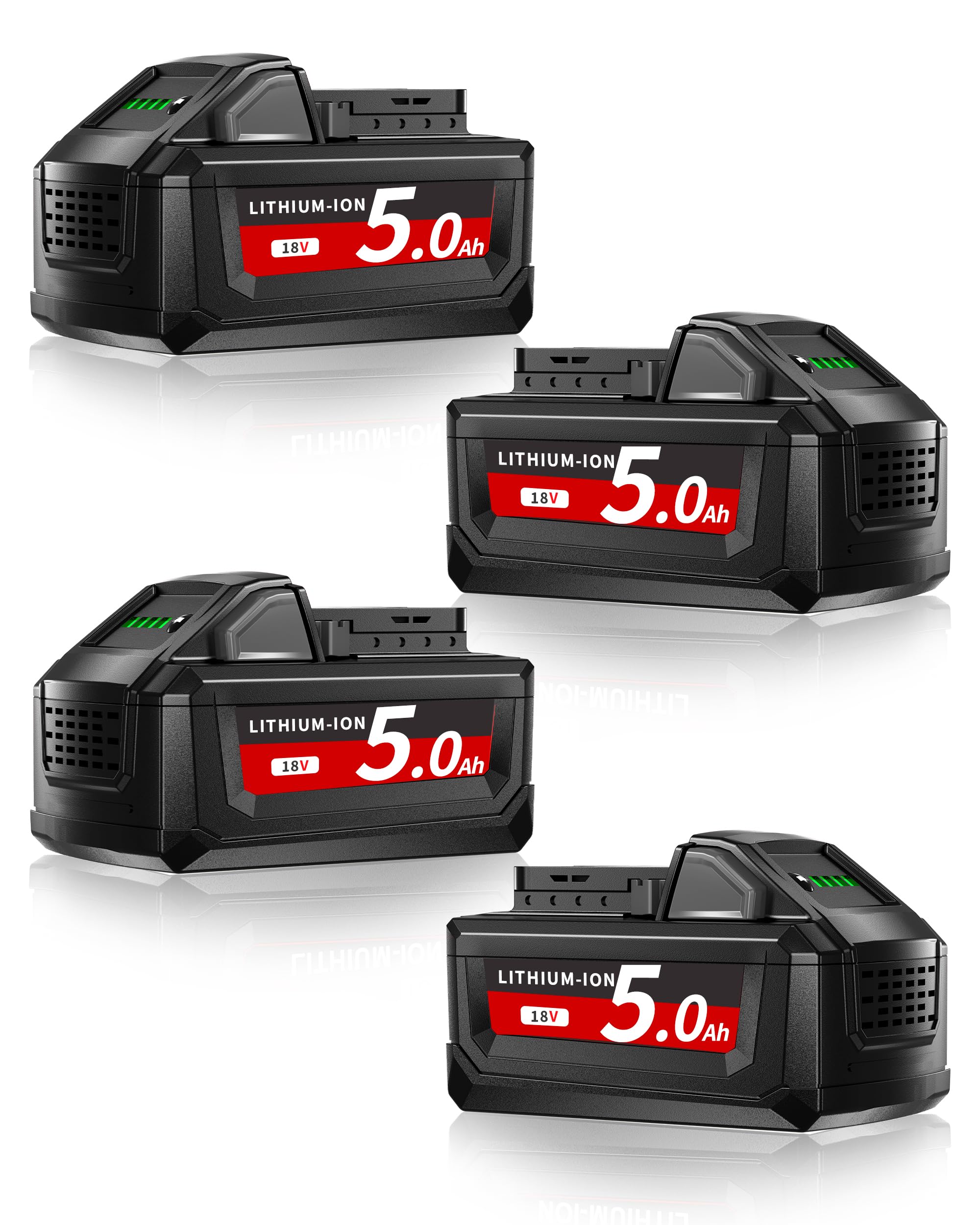 Verbesserter M18 Akku 18V Li-Ion Ersatzakku passend für Milwaukee, Ersatz für 48-11-1810 48-11-1820 48-11-1850 48-11-1828 48-11-1860 Akku