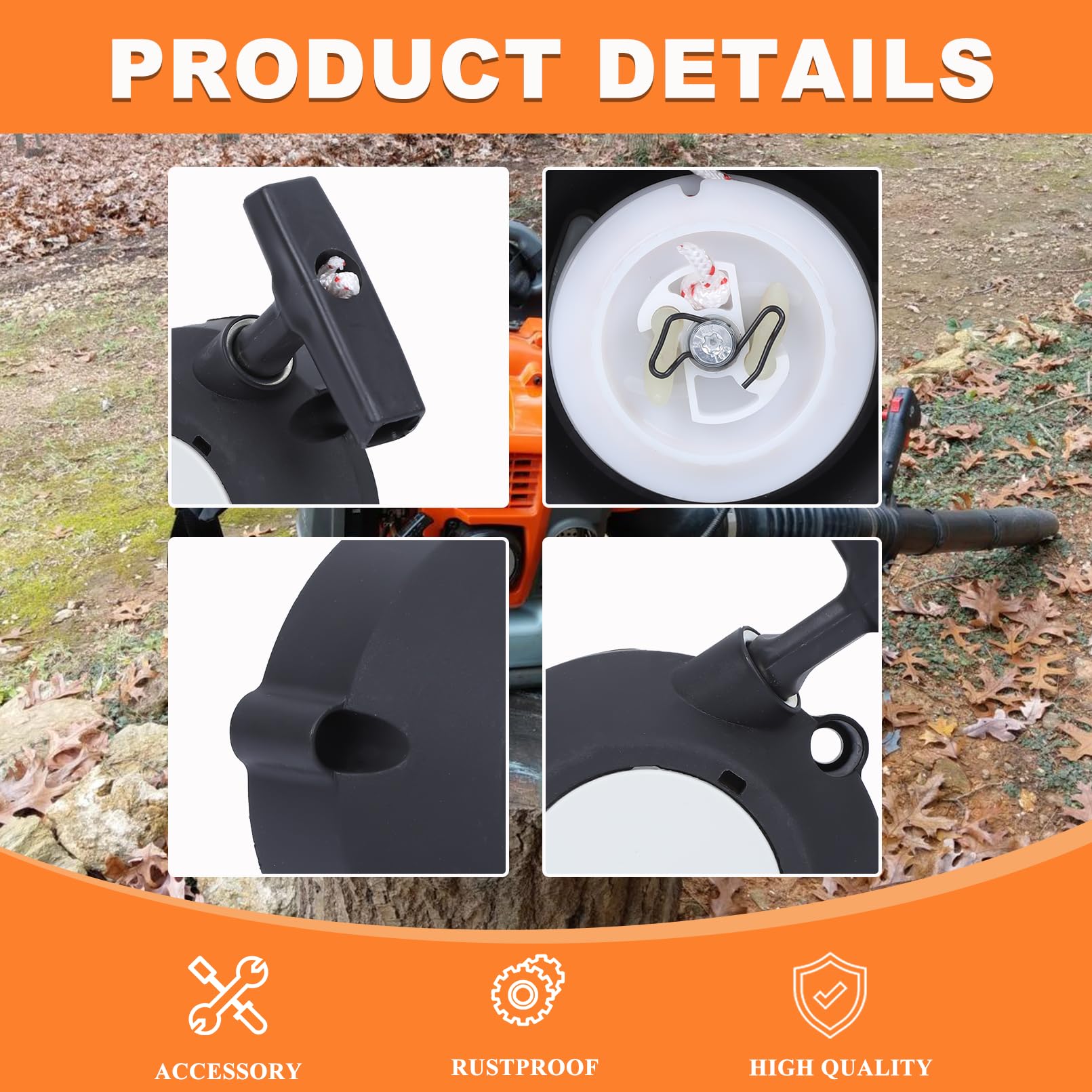 BR500 BR550 BR600 BR700 Blower 4282 190 0303 Pull Recoil Starter Kit Replacement Part New for