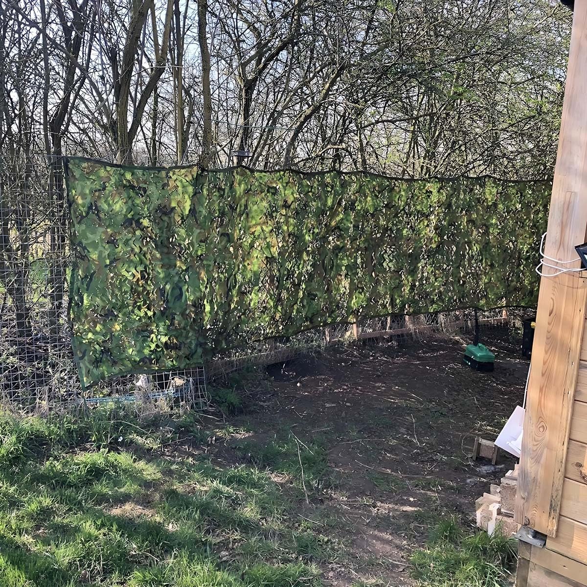 Tarnnetz, 2 x 3 m, 3 x 3 m, 3 x 5 m, 4 x 6 m, strapazierfähiges 210D-Oxford-Gewebe, Tarnabdeckung, für Outdoor, Militär, Jagd, Schießen und Camping, UV-Schutz & (6 x 11 m)