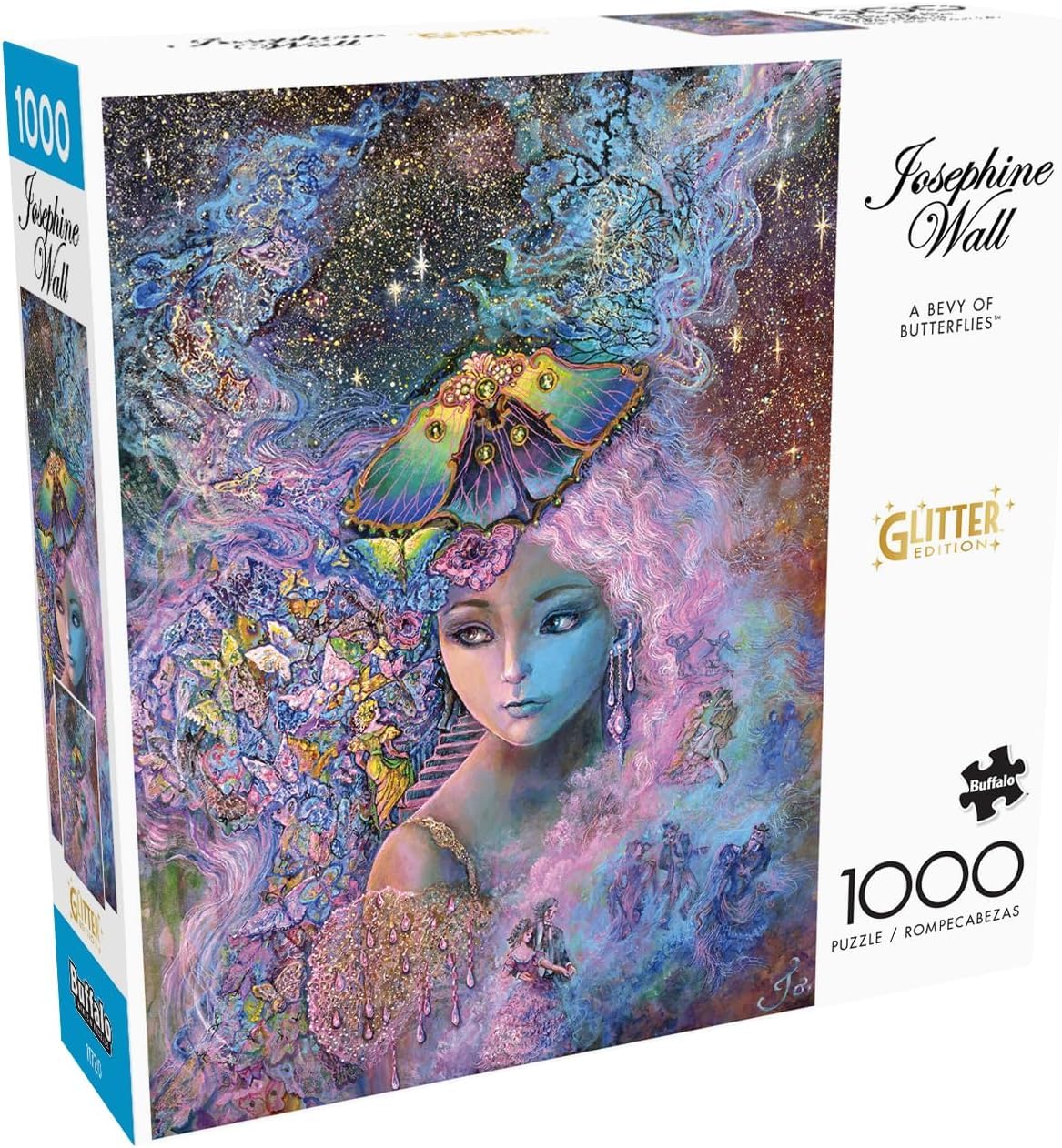 Buffalo Games - JoWall - A Bevy of Butterflies - 1000 Piece Jigsaw Puzzle for Adults -Challenging Puzzle Perfect for Game Nights - Finished Size is 26.75 x 19.75