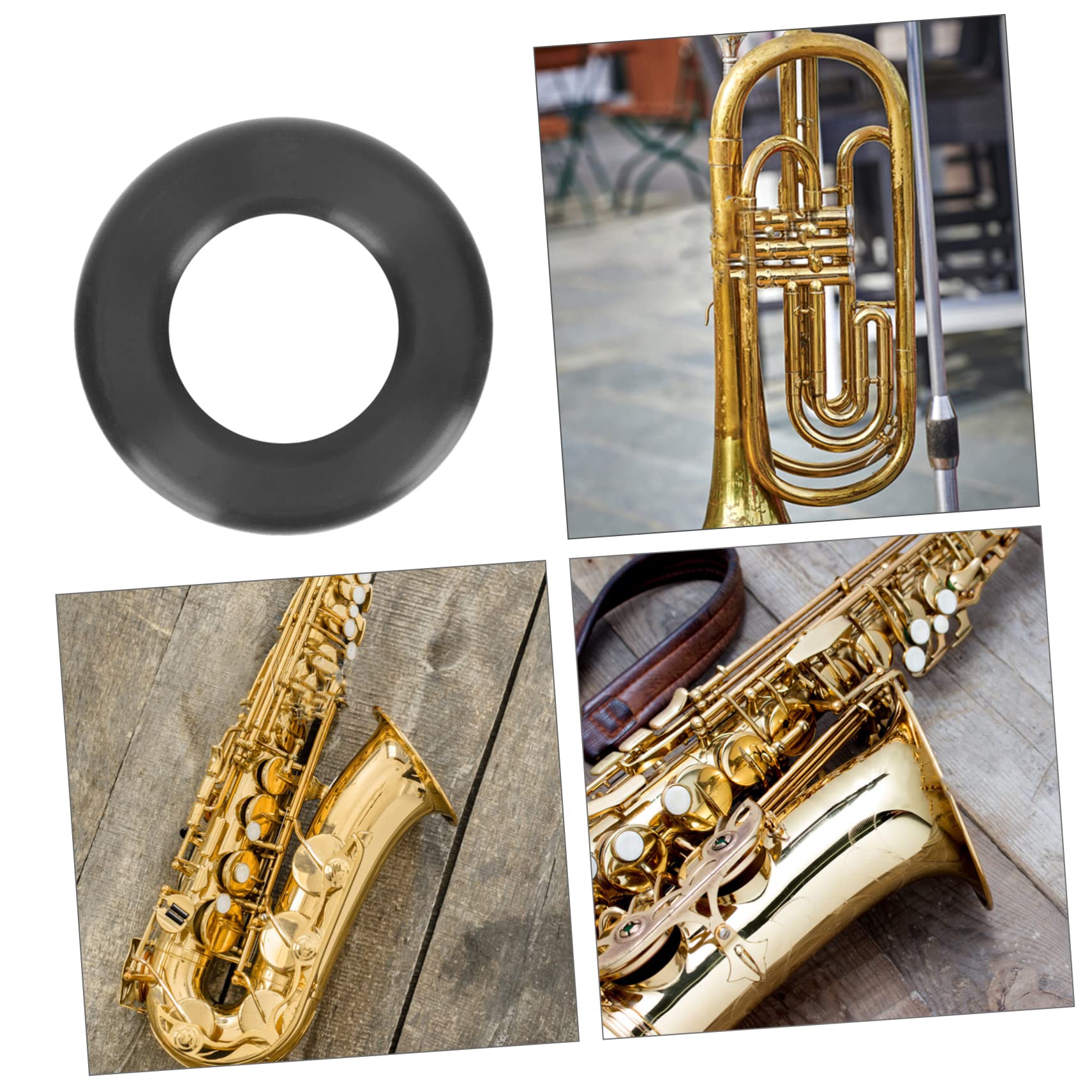 Toyvian 5pièces Sourdine Professionnelle Silicone Pour Saxophone Alto Amortisseur Silencieux Pratique Et Pour Pratiquer Sans Générer De Bruit Accessoire Pour Musiciens Débutants