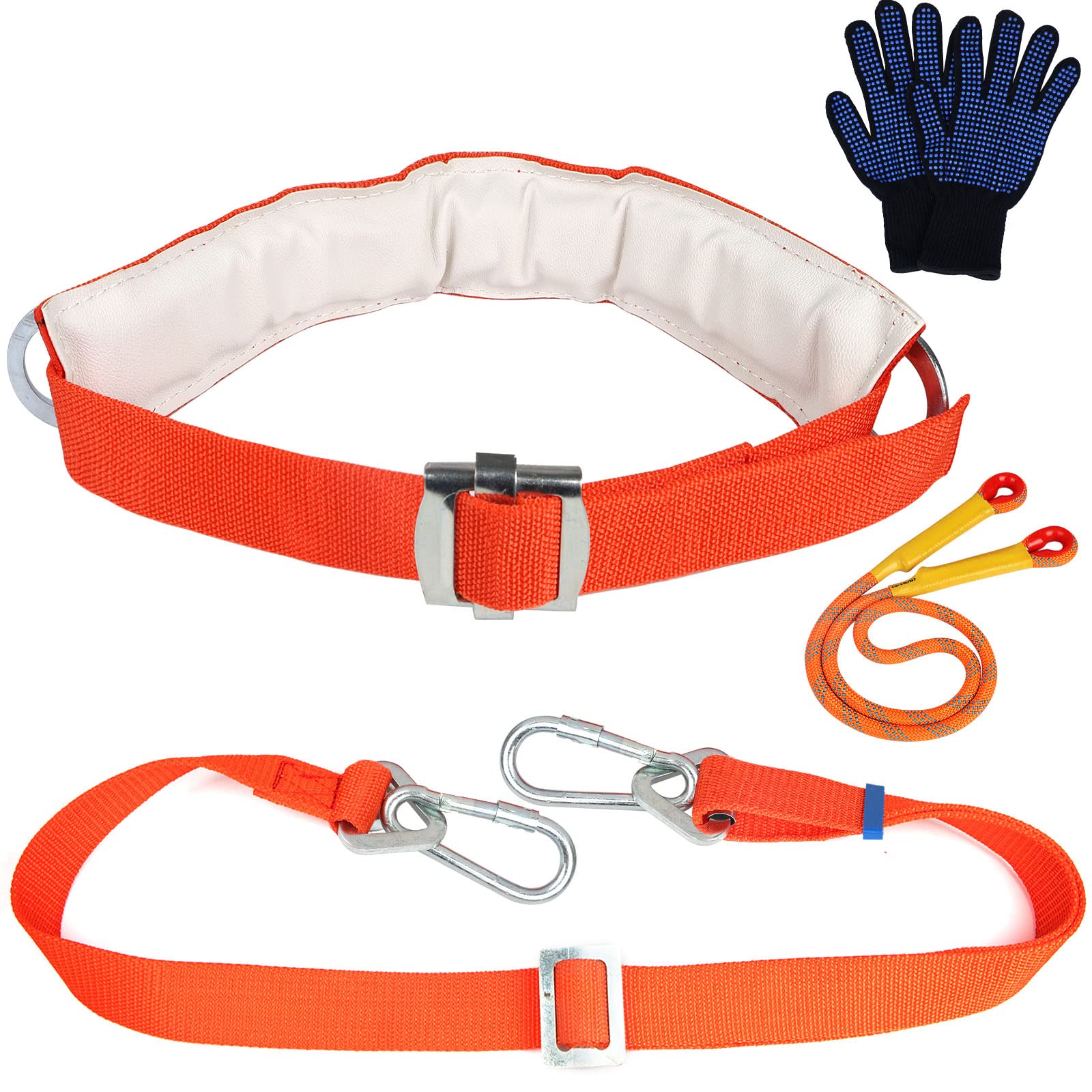 Buy Safety Belt with Adjustable Lanyard tree climbing belt harness