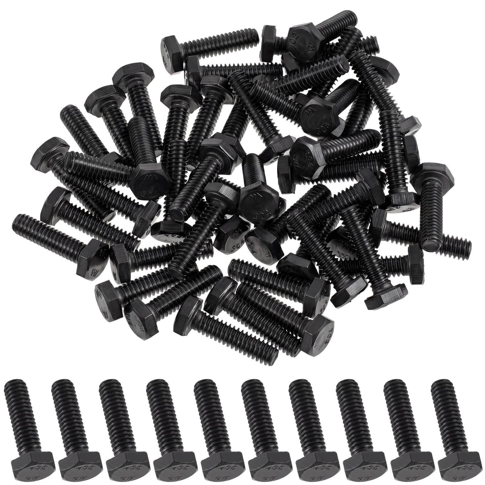 Zonon Stainless Steel Hex Bolts - 50 Pack -15