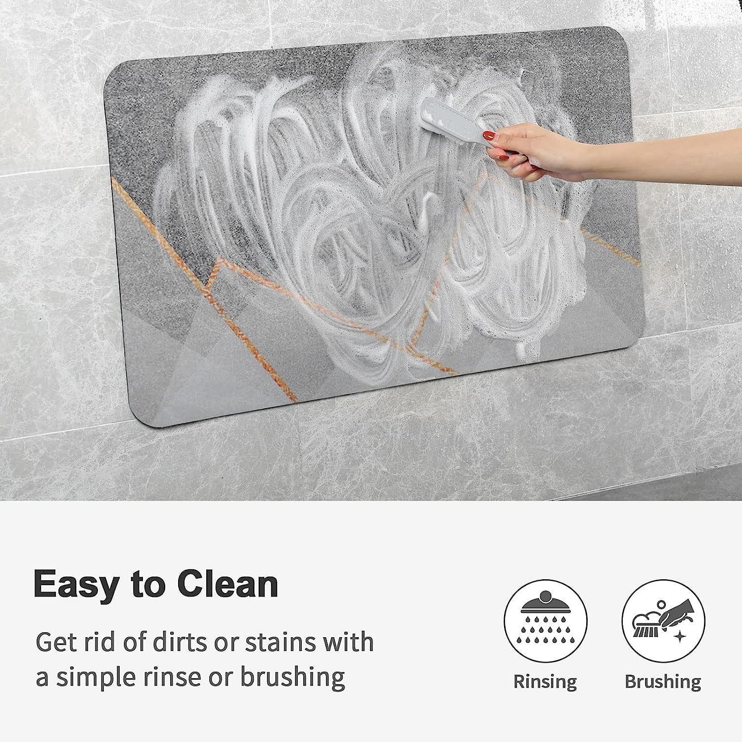 Navaliya Dish Drying mat for Kitchen Water Absorbent mat Drying mat for Kitchen Utensils Large Dry mat for Kitchen Utensils Drying mat ( Multi Design Print Send As Per Stock Availability) 2
