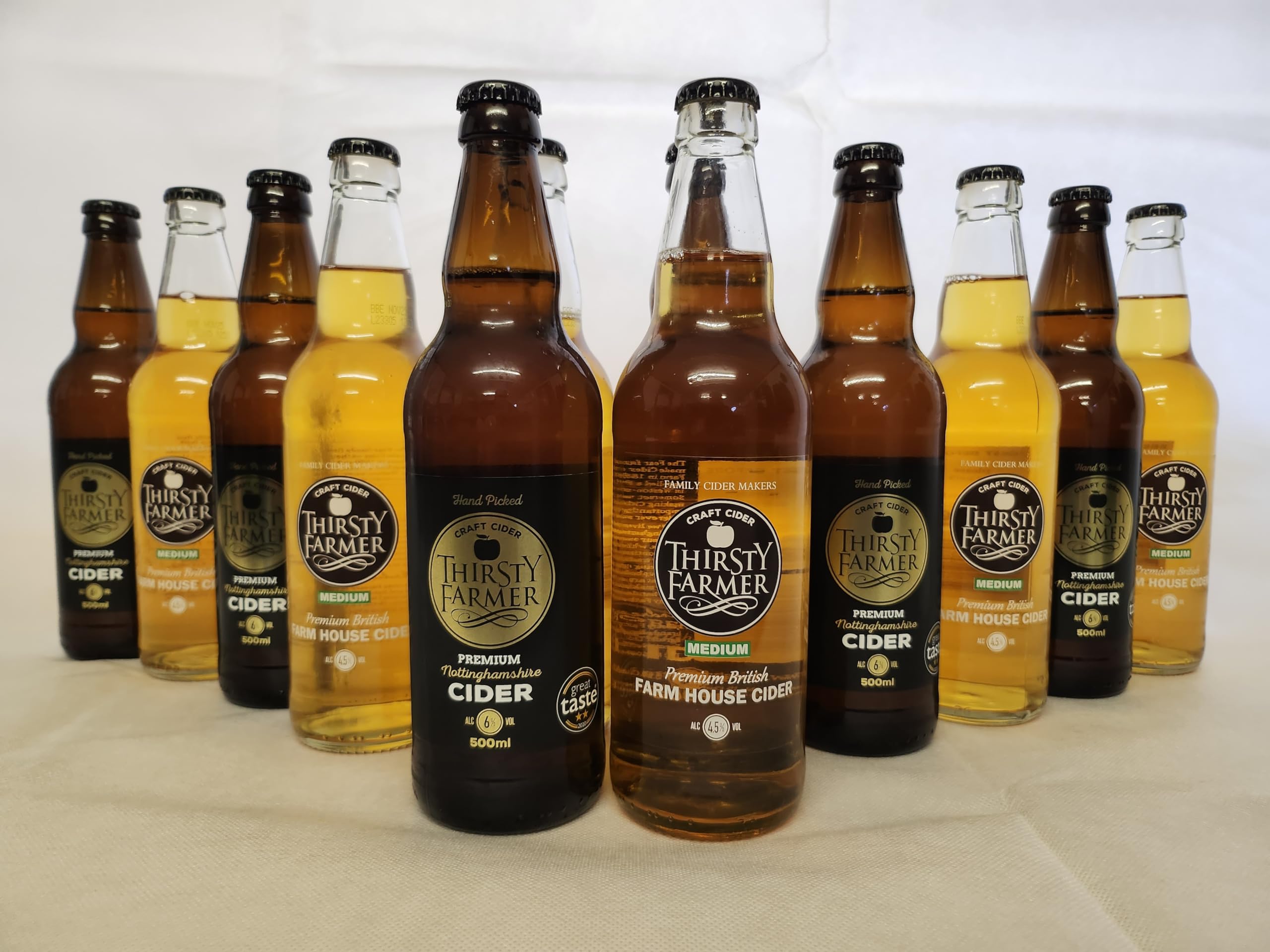 Thirsty Farmer Cider Mixed Box 12 x 500ml Bottles