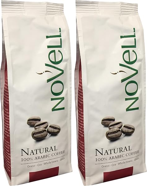 NOVELL - Café en Grano Natural 100% Arábico 250g | Grano Natural para Experiencia Gourmet Premium | Fácil Uso con Válvula Unidireccional | Arábica Sostenible - 4