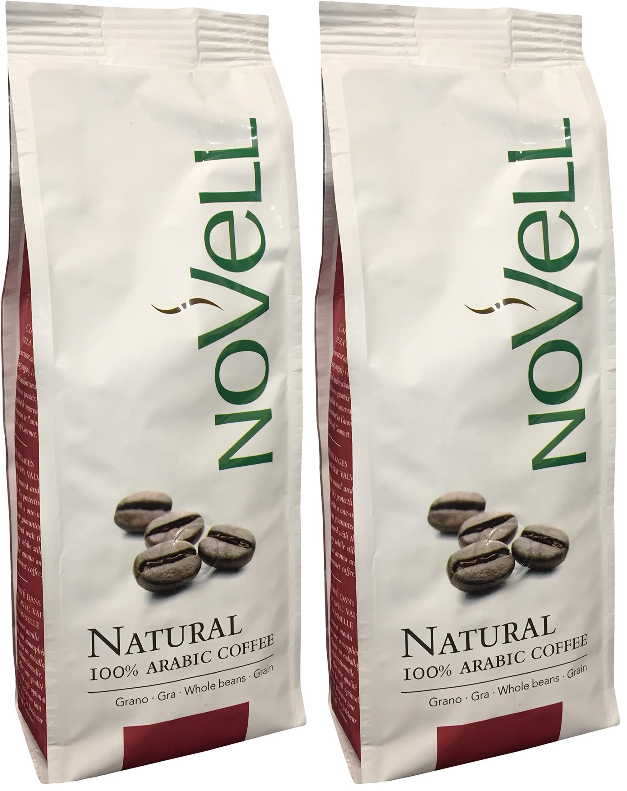 NOVELL - Café en Grano Natural 100% Arábico 250g | Grano Natural para Experiencia Gourmet Premium | Fácil Uso con Válvula Unidireccional | Arábica Sostenible — view 4