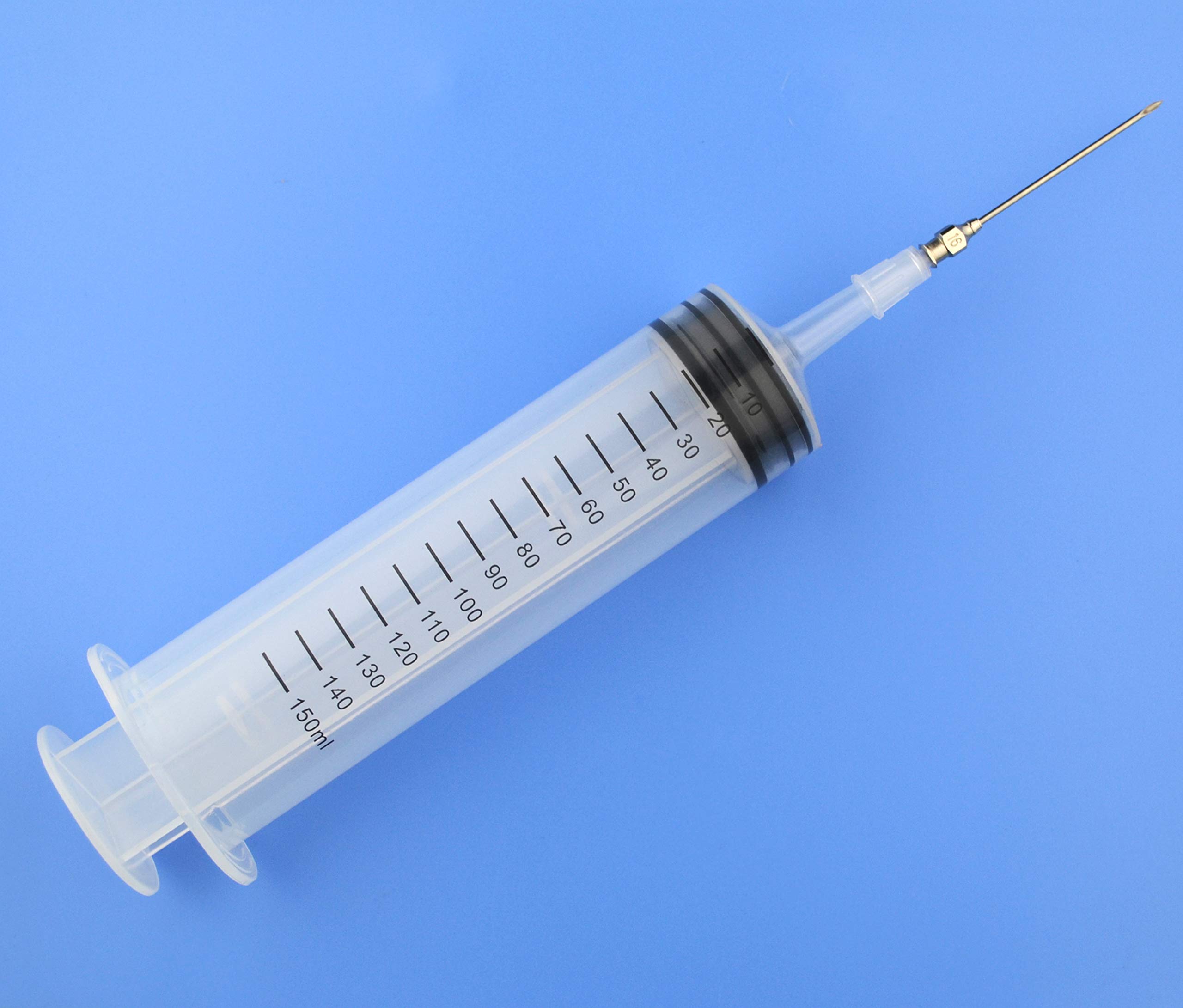 2Pcs150ml Syringe, 150cc Syringe,Kitchen Syringe Glue Syringe Plastic