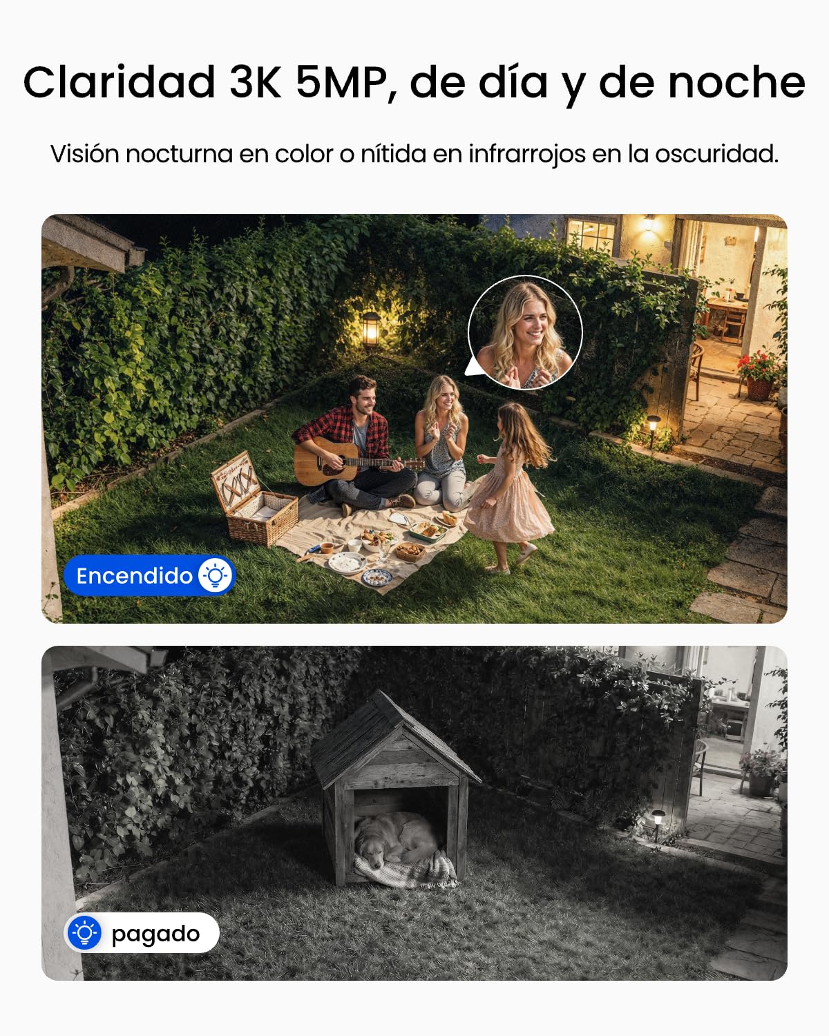 Reolink Kit Cámara Solar, 3K 5MP y Visión Nocturna a Color, hasta 1 TB de Memoria, Sin Suscripción, Alertas de Movimiento con IA, Impermeable para Exteriores, Home Hub Mini + 2 Cámaras Argus Solar