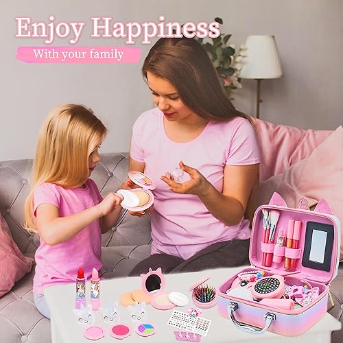 Miniatura 5 de Maquillaje de simulación para niñas pequeñas, maquillaje falso para niños, juego de maquillaje para niños, juego de simulación, regalos de