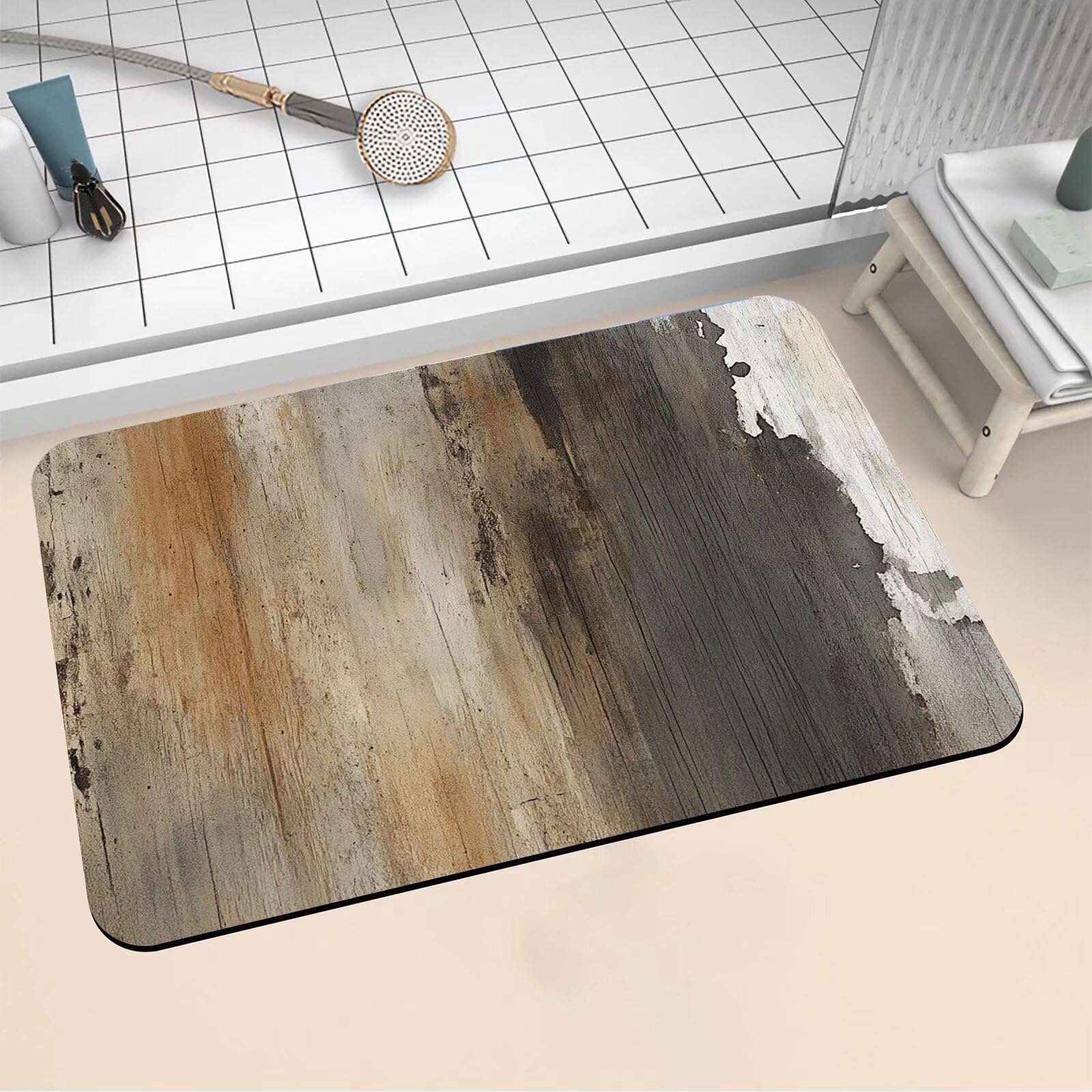 Tapis de salle de bain absorbant 160x230cm pour douche et cuisine