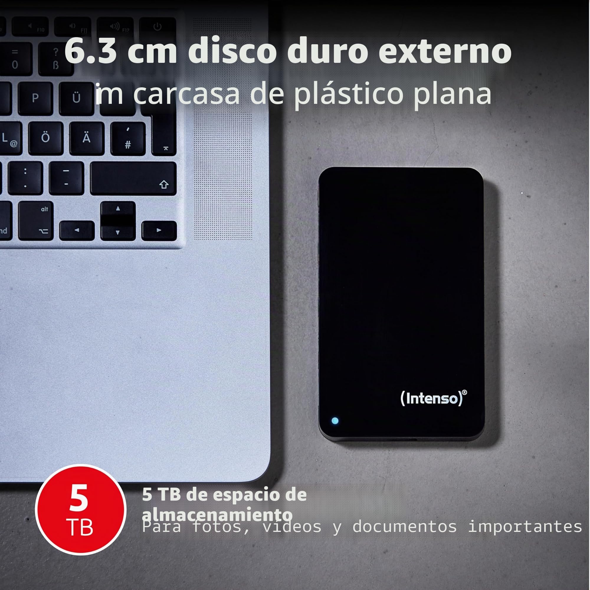 Intenso HDD Externo 6021513 5tb 2.5" USB 3.0 Negro