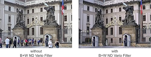 Miniatura 4 de B + W Filtro Nano MRC de densidad neutra XS-Pro Vario de 2.638 in - 0.3 a 1.5 (1 a 5 paradas)