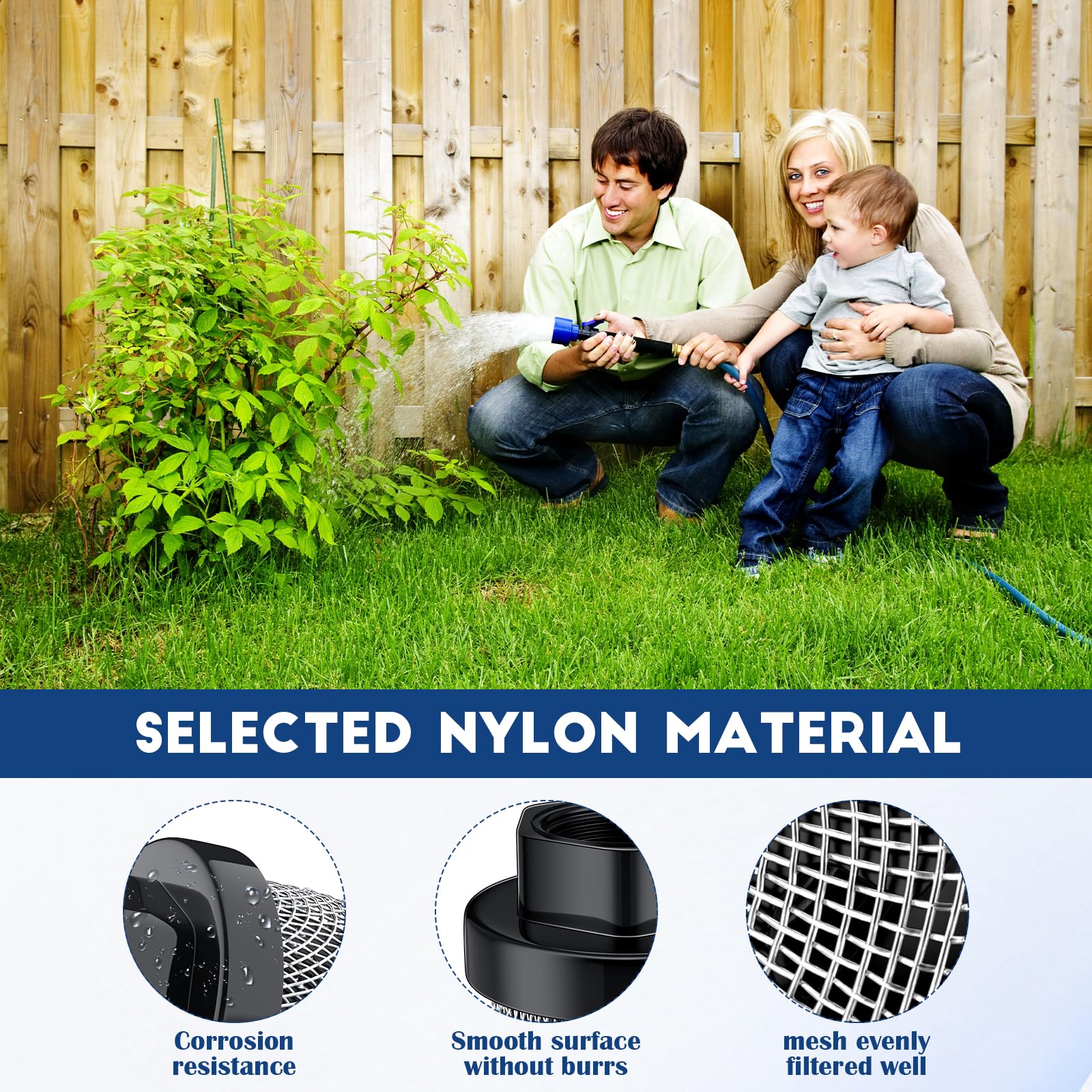 Garden Hose Strainer - Stainless Steel Inline Filter -4 Garden Hose Strainer - Stainless Steel Inline Filter -4